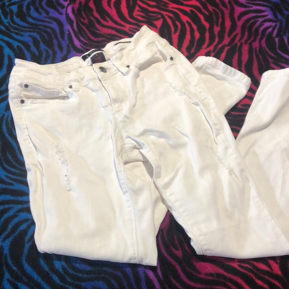 White jeans